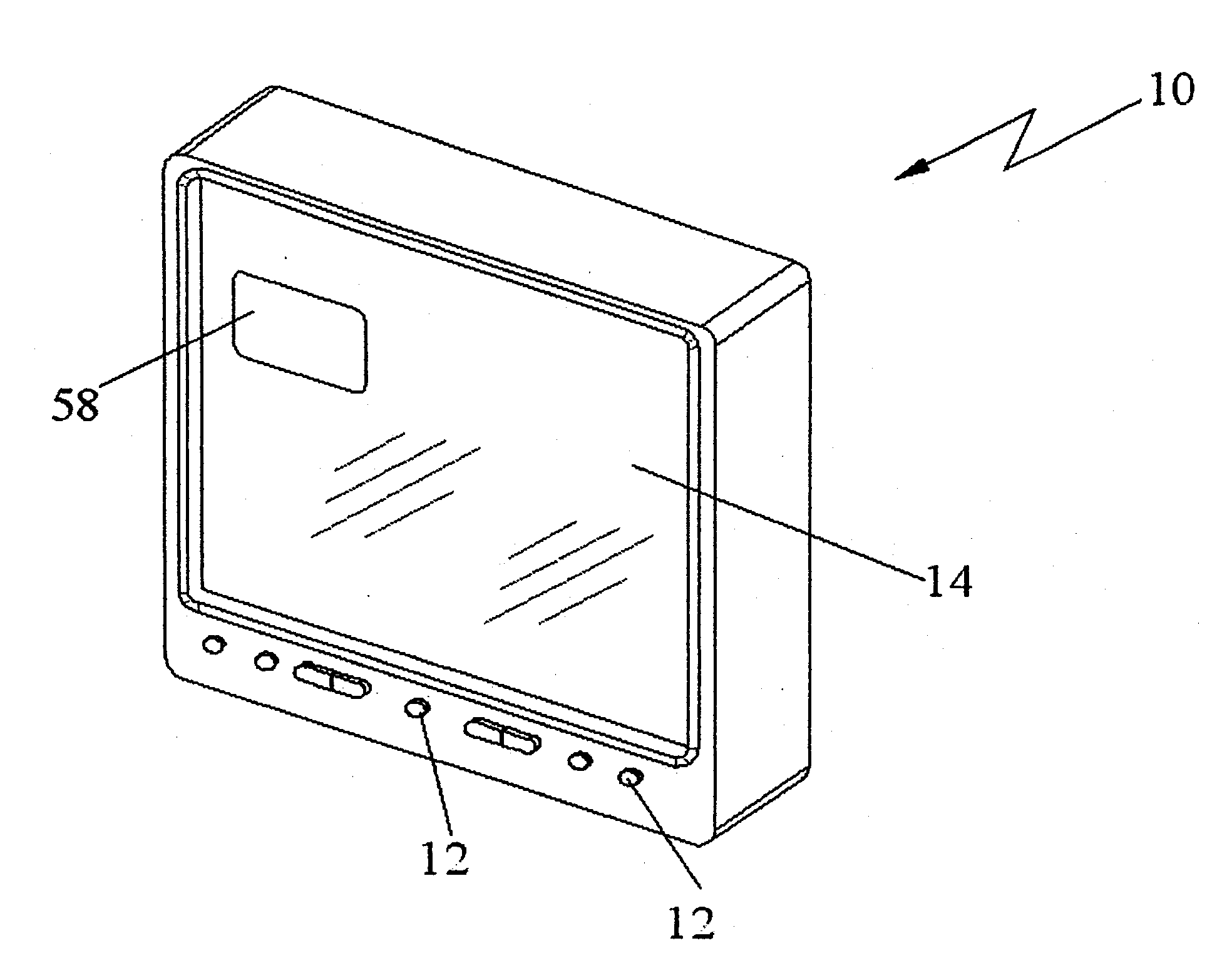 Double sided video monitor