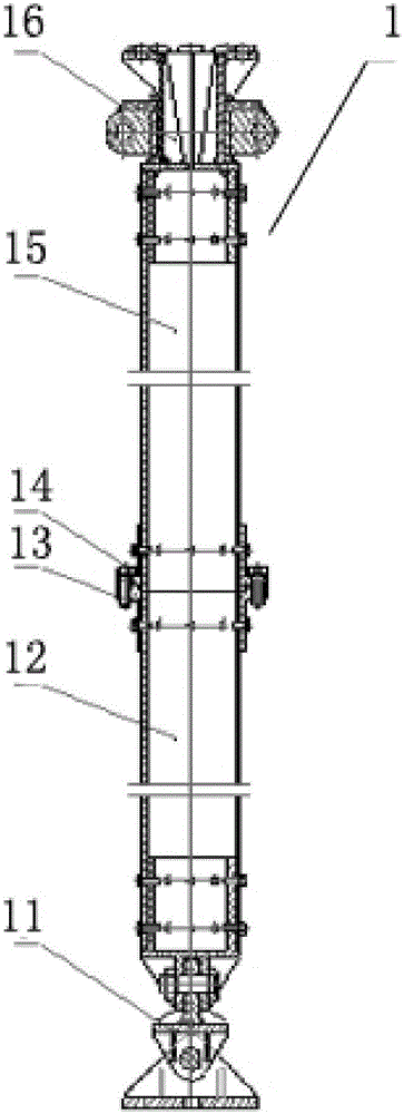 Whole string tension insulator exchange device of ultra-high voltage transmission line