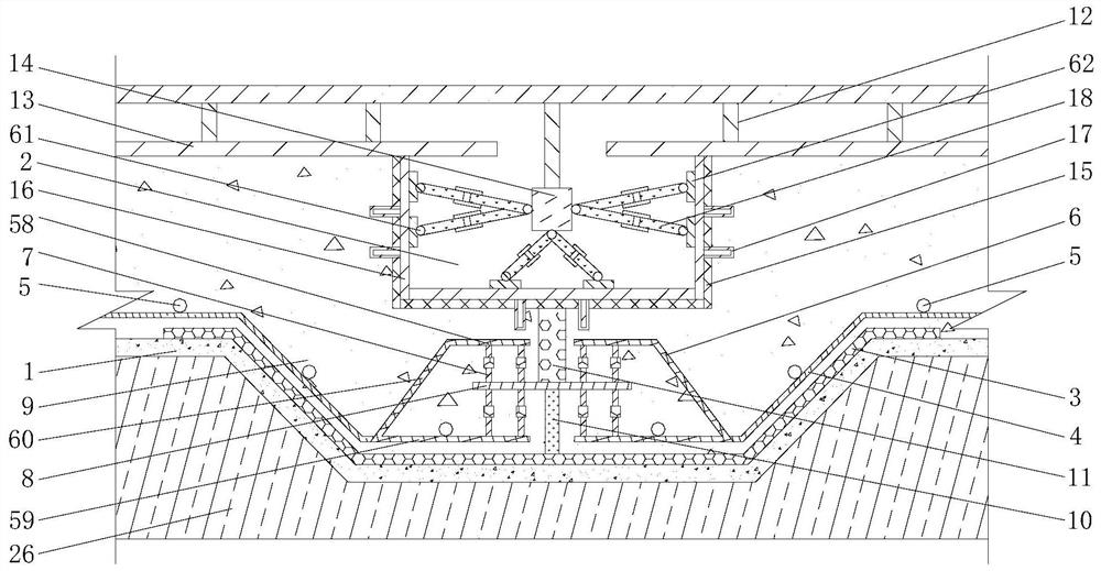 Construction method of advanced water stop and post pouring belt