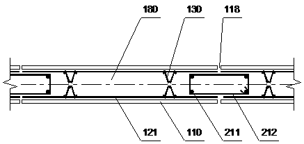 Disassembly-free formwork concrete shear wall structure building and construction method thereof