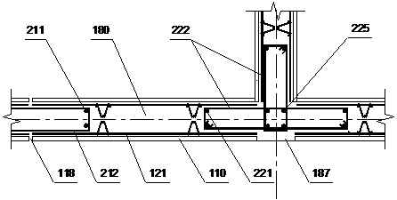 Disassembly-free formwork concrete shear wall structure building and construction method thereof