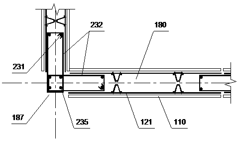 Disassembly-free formwork concrete shear wall structure building and construction method thereof