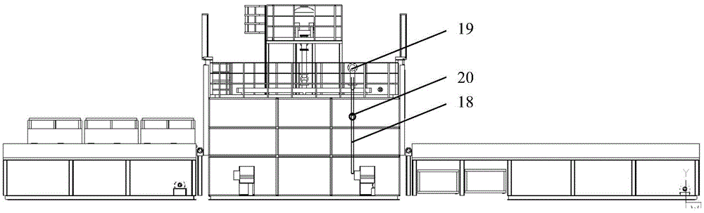 Harmless classification-free solid waste splitting decomposition device and splitting decomposition method