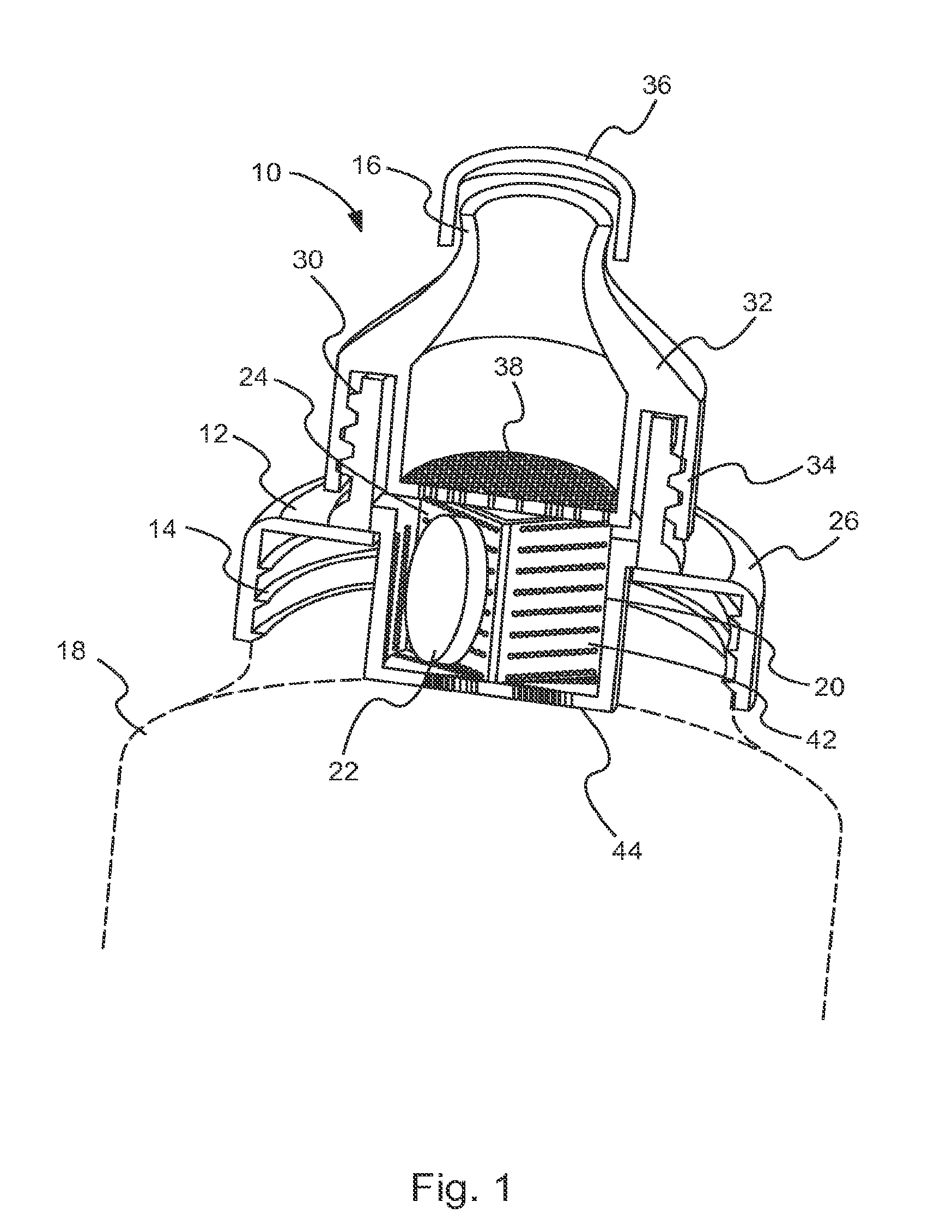 Water container cap for holding additives to water