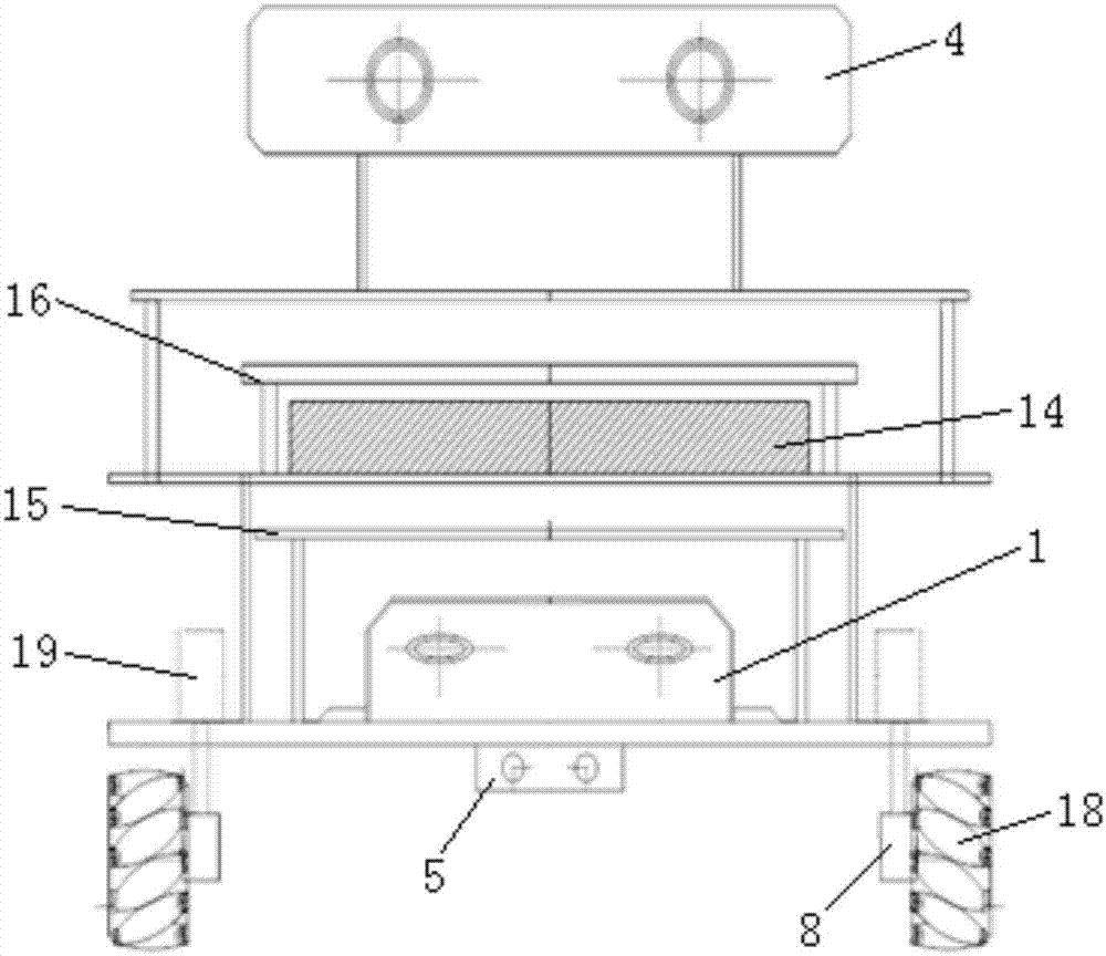 Full-environment multi-information fusion intelligent detection robot system