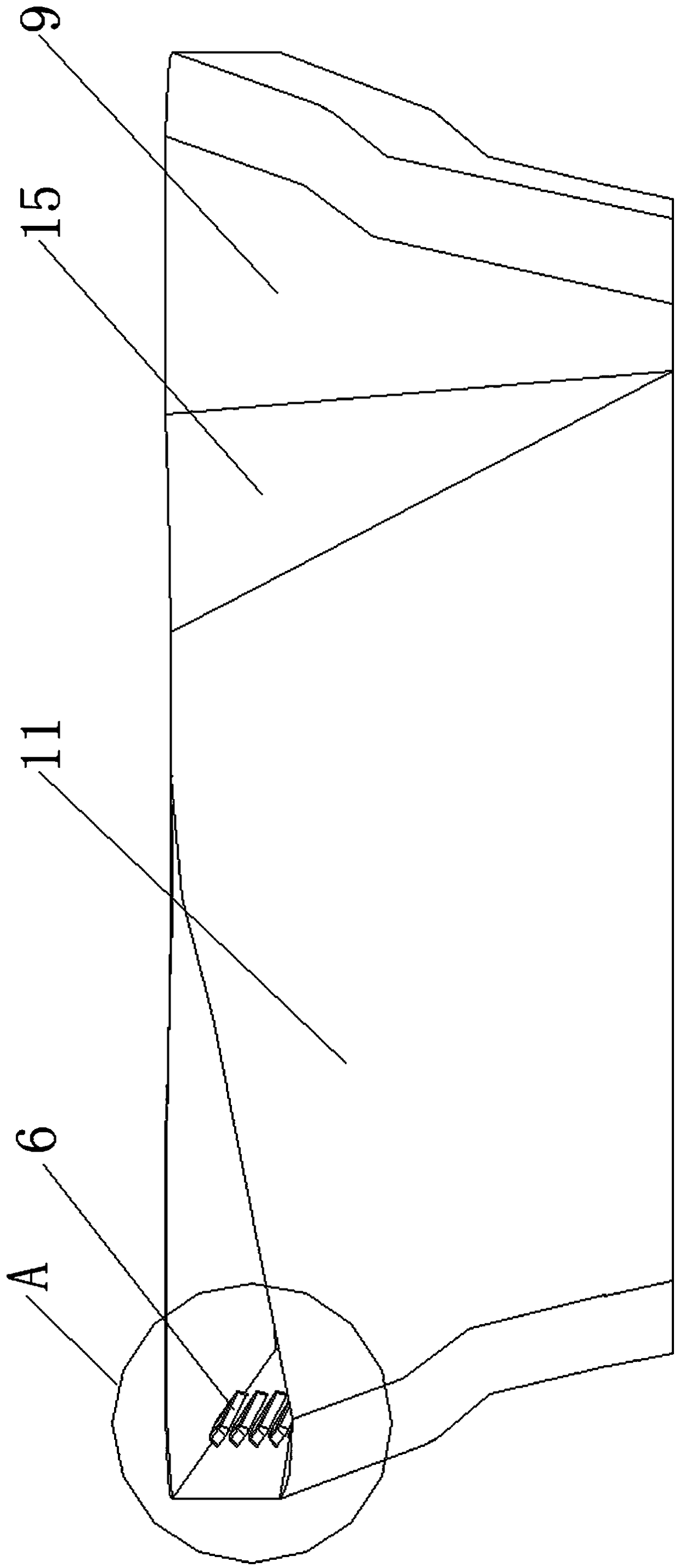 A kind of titanium alloy processing high-strength square milling insert