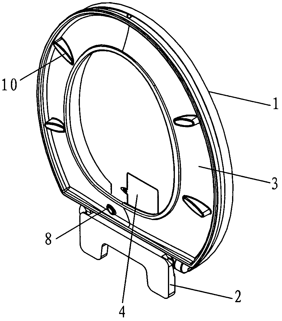 Intelligent magnetic induction disinfection toilet cover