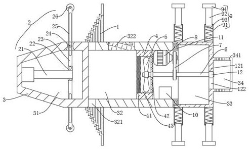 Automatic cleaning device for natural gas pipeline