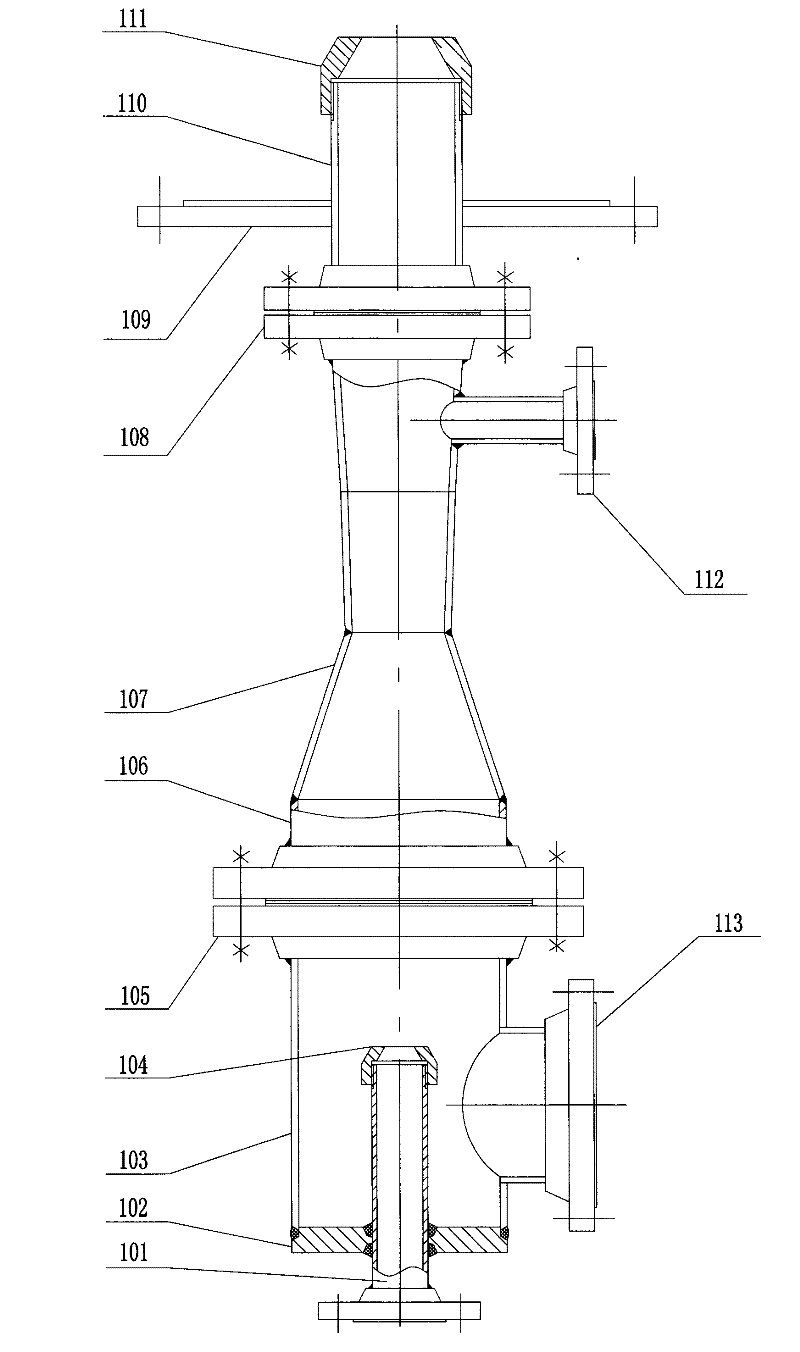 Chlorination reaction device