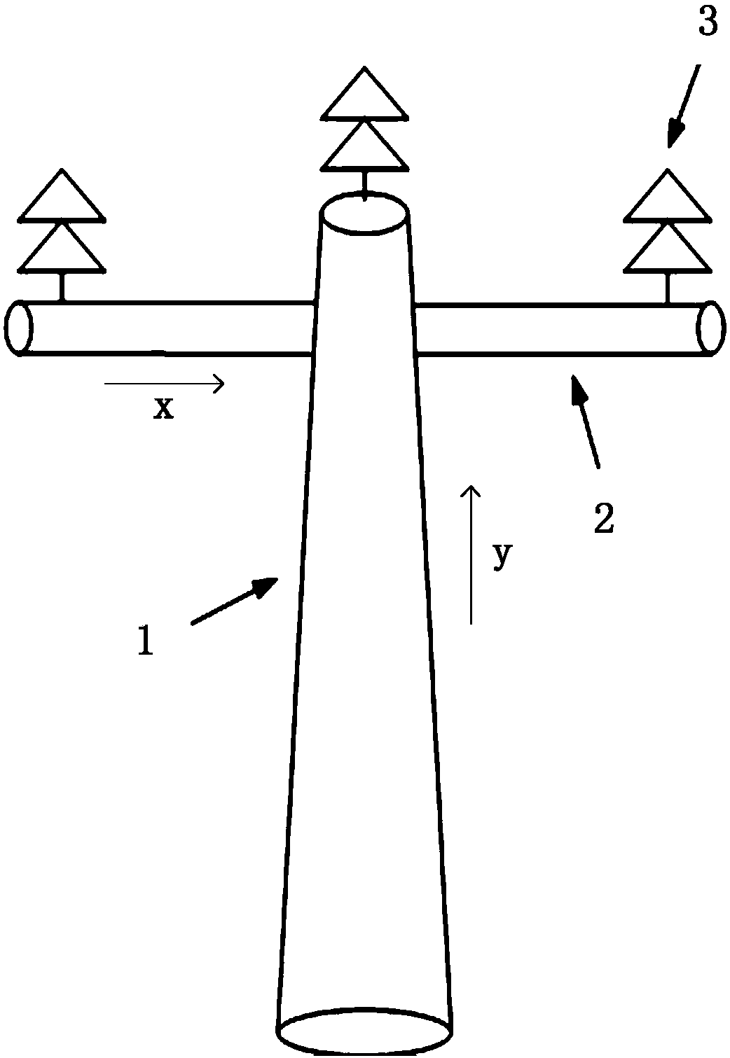 Insulation pole of 10 kV high voltage line