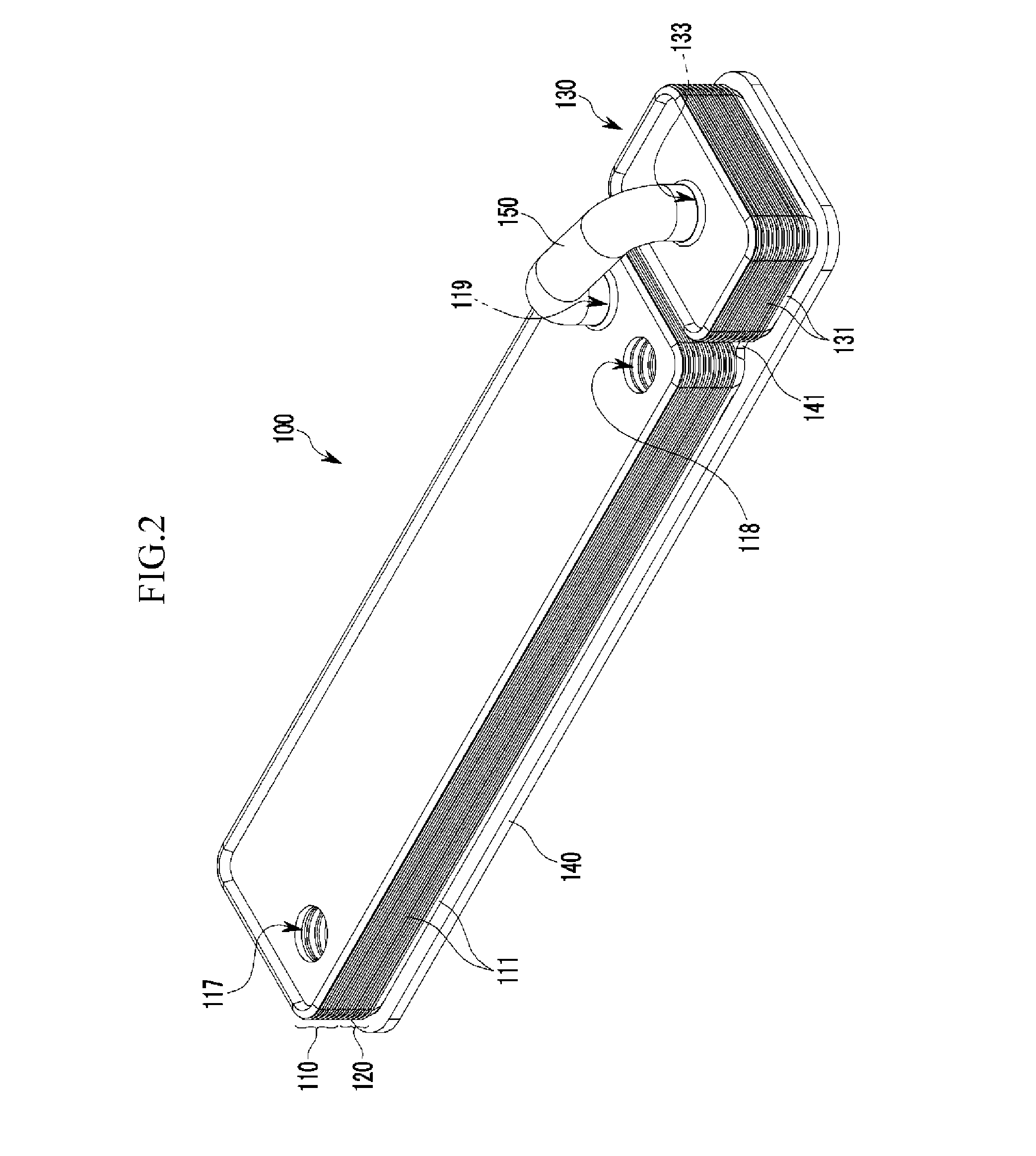 Condenser for vehicle