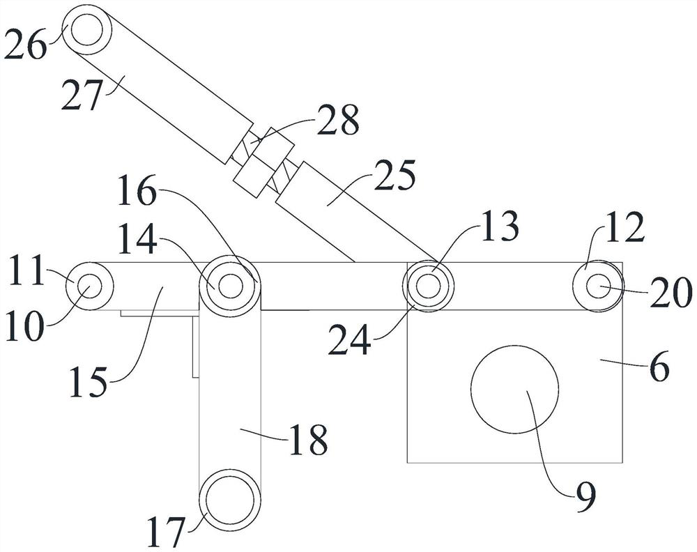 Stainless steel glass handrail bracket with lateral anti-shock installation mechanism