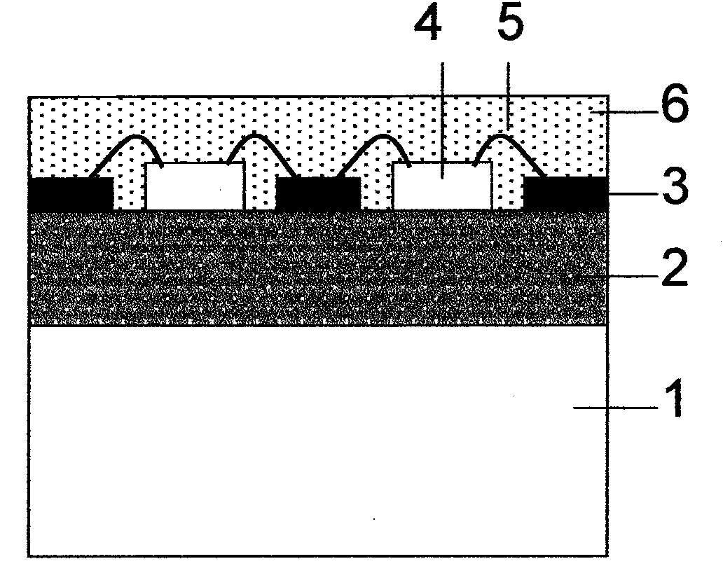 A preparation method of high-performance heat-radiating semiconductor planar light source