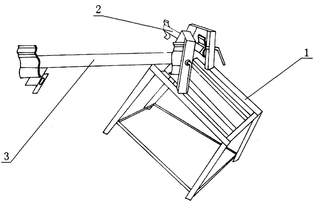 45-degree cutting frame of Roman head large lace