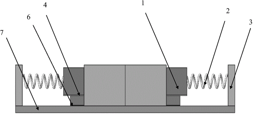 Multi-direction wideband energy harvesting device based on vibration friction