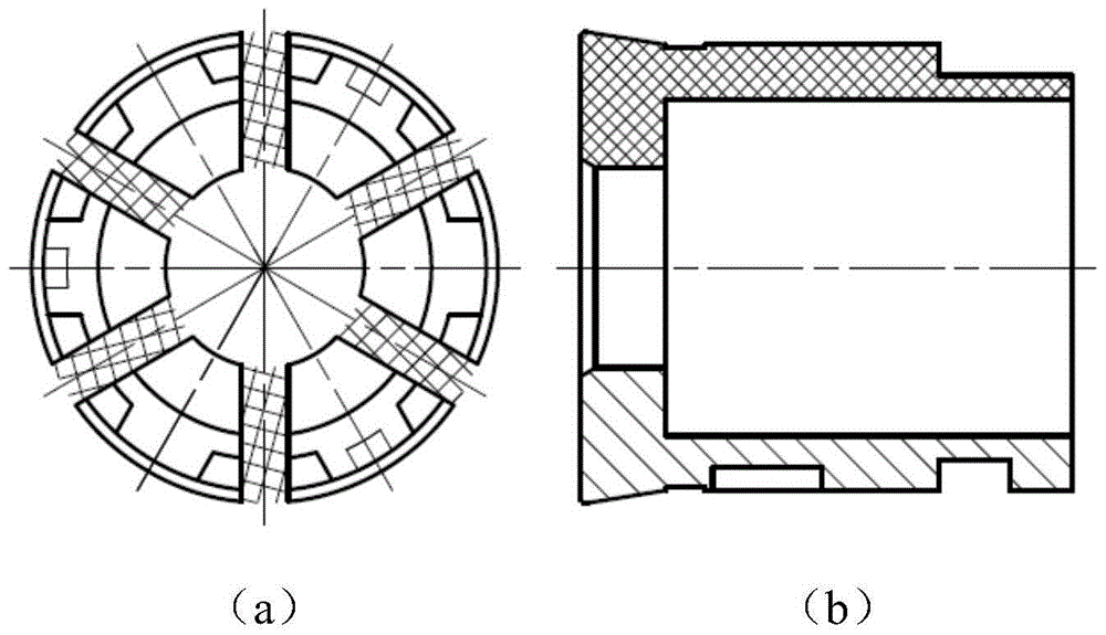 An external expansion type quick-change gear hobbing tool for shafts