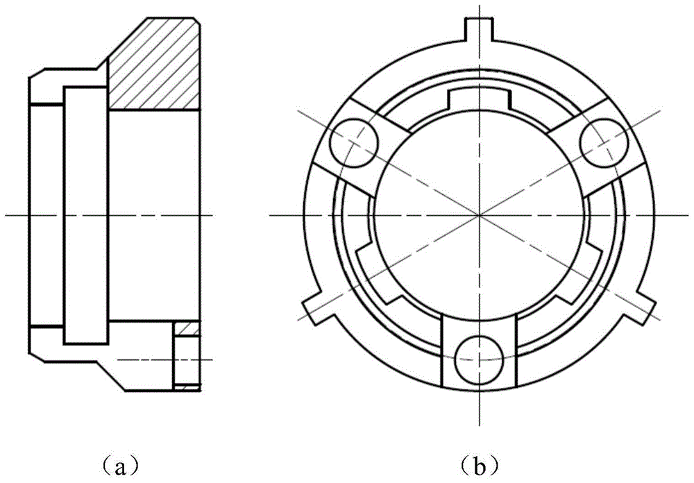 An external expansion type quick-change gear hobbing tool for shafts