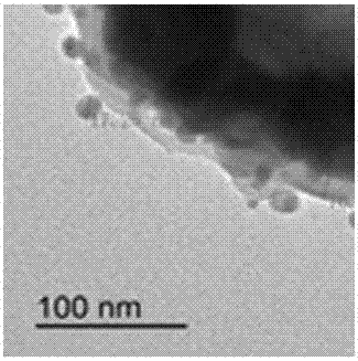 Preparation method of composite core-shell nano hollow ball and application of composite core-shell nano hollow ball in dye-sensitized solar cell