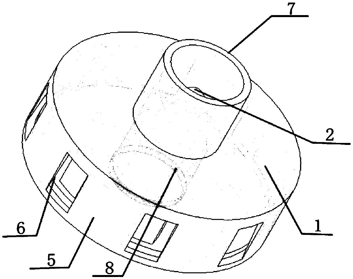 Test device and method of cement mortar fluidity