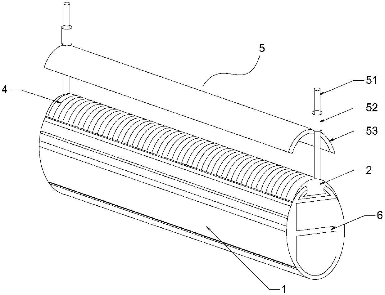 Anti-slip clothes rail