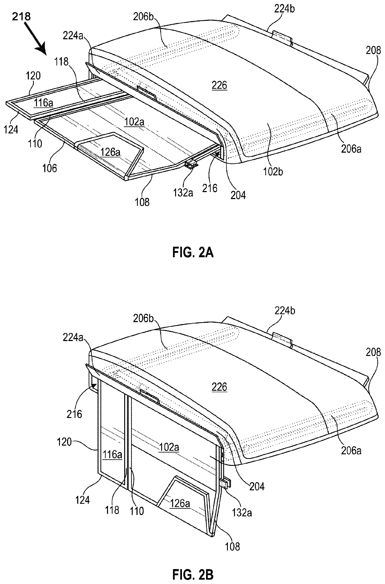 Modular retractable door assembly for open-air vehicle and method of articulation during stowage and deployment