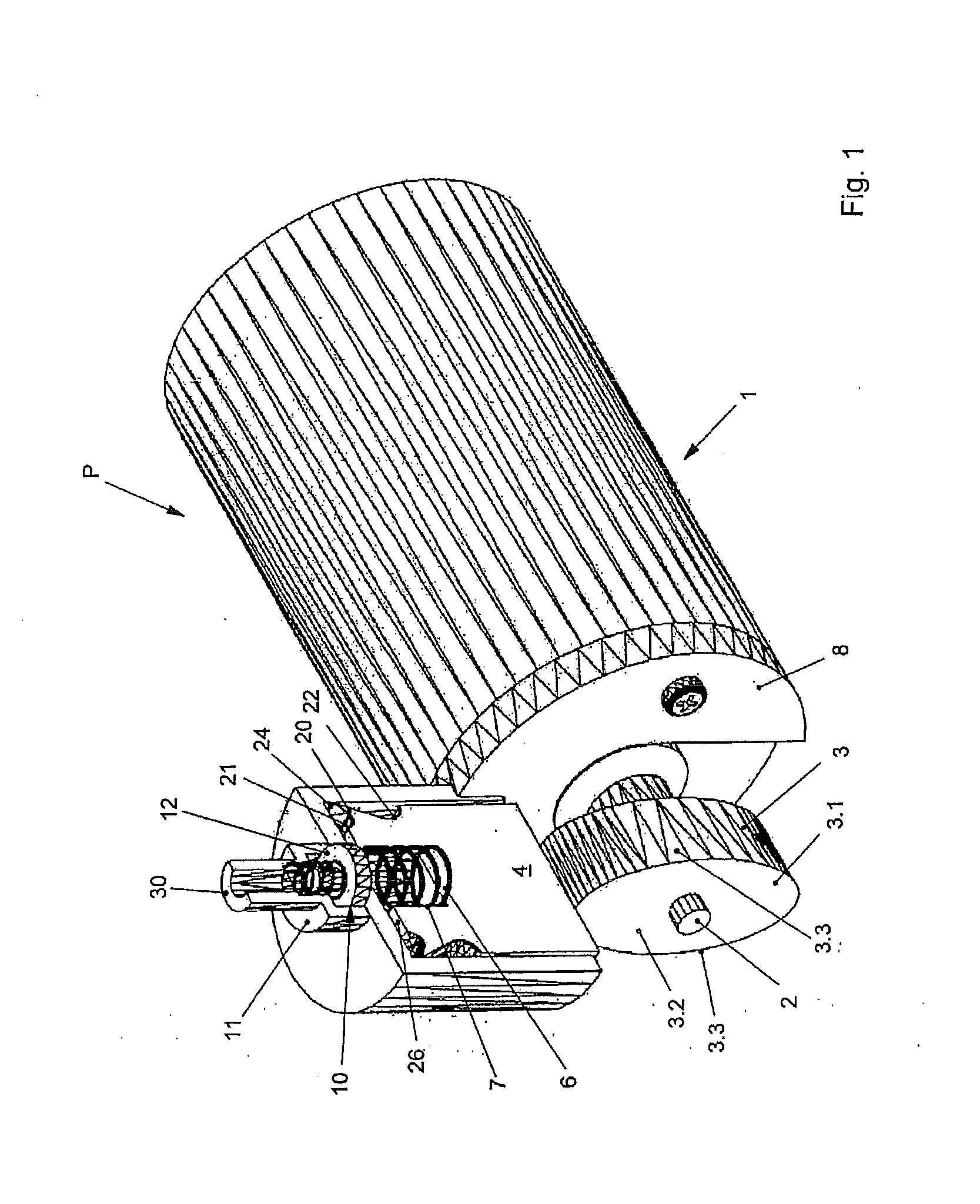 Device for delivering a gas