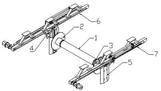 Bidirectional forced vibration experimental apparatus for deep sea riser segment model under action of uniform flow