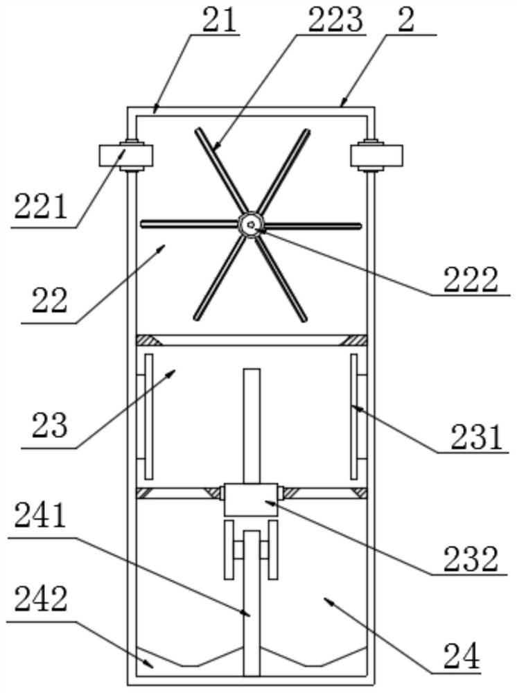 Secondary flue gas purification system for electrolytic aluminum workshop