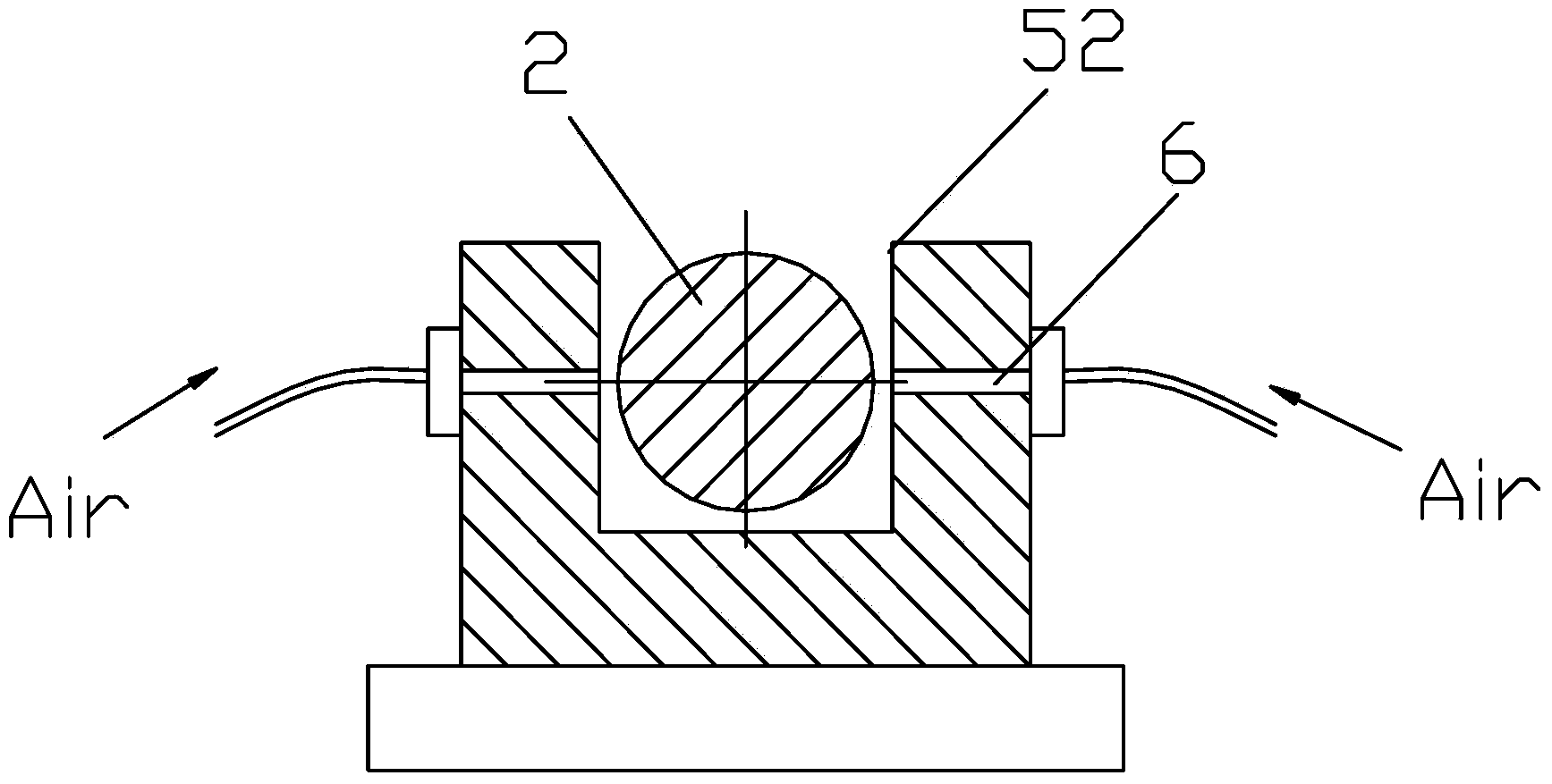 Automobile steering system input shaft outer diameter automatic detection device