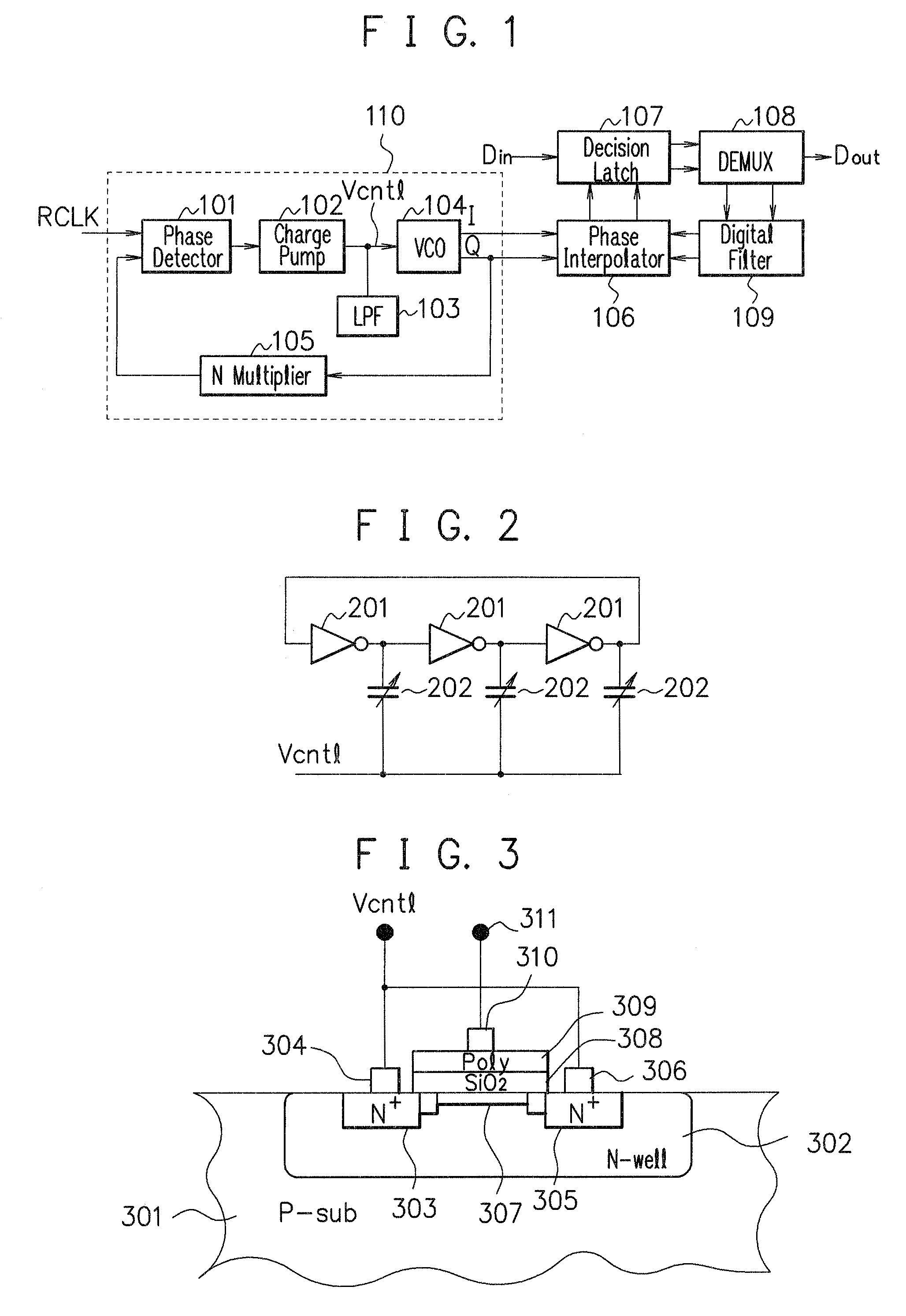 Voltage controlled ring oscillator