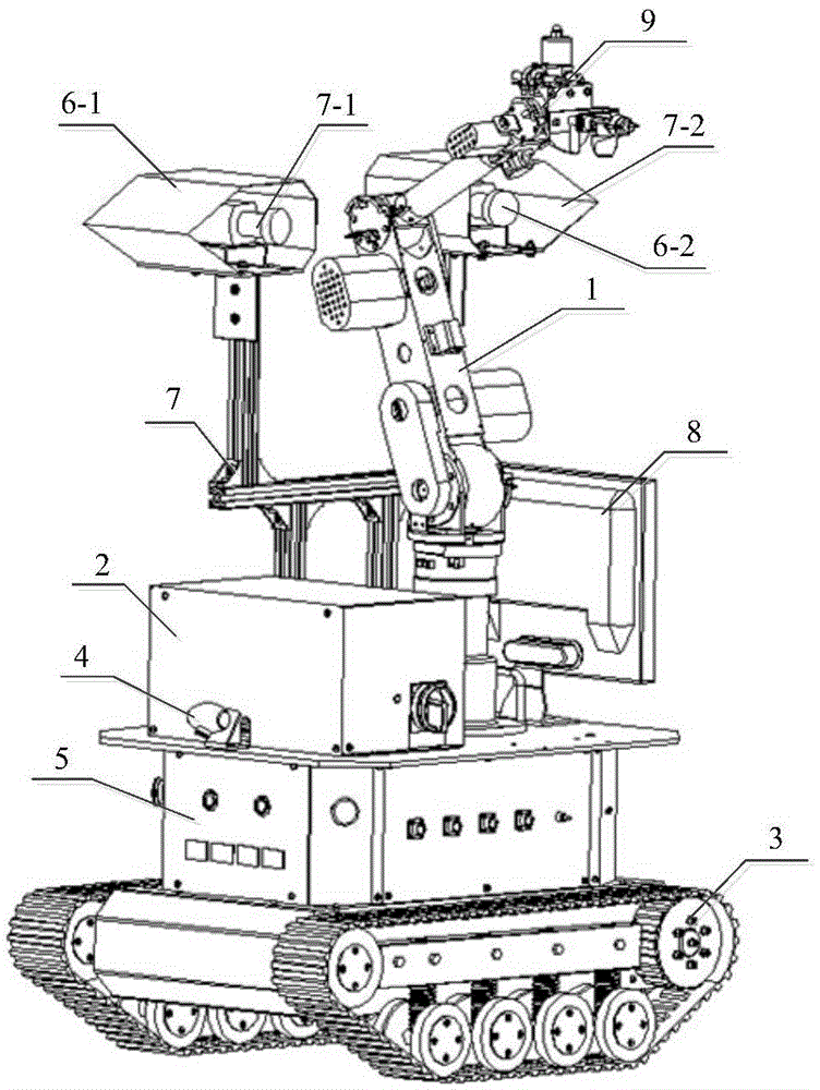 Pesticide spraying robot system and control method