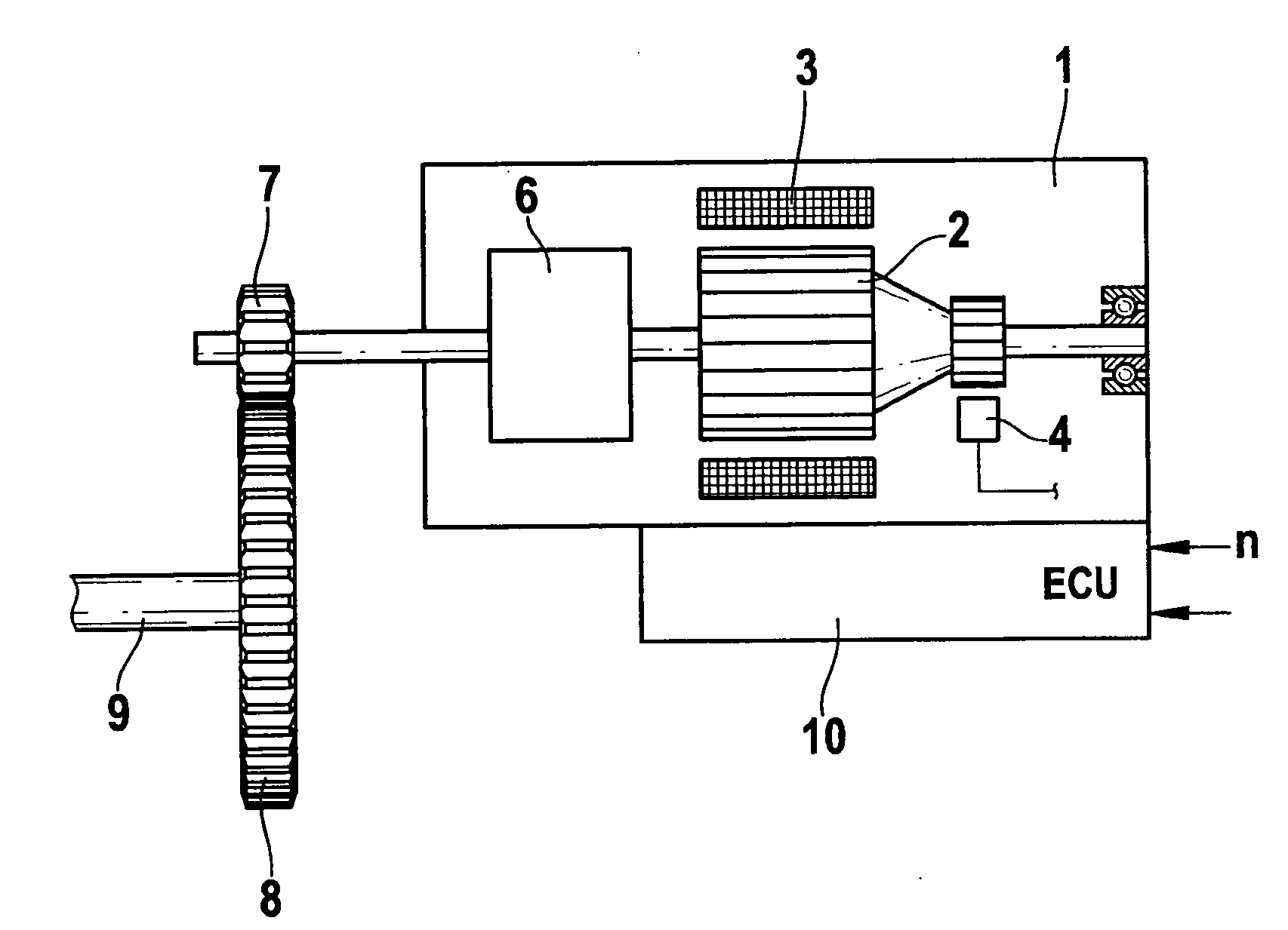 Method for ascertaining the speed of a starter