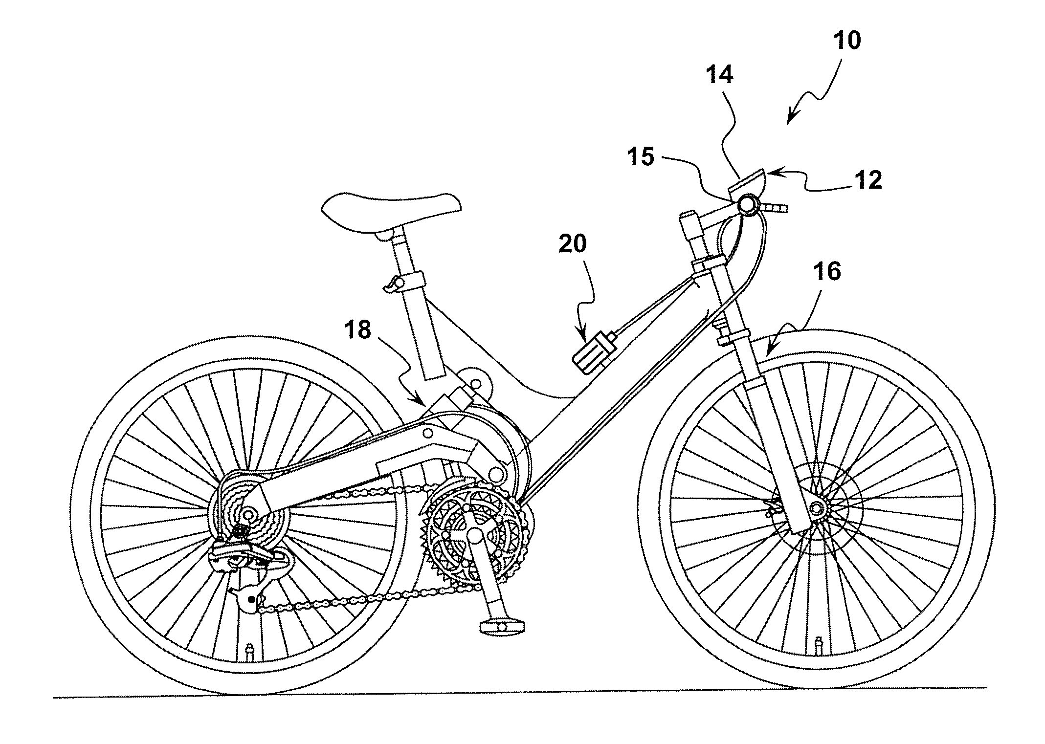 Bicycle suspension control apparatus