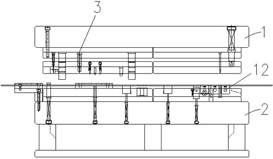 One-time forming mold for cable clamp body