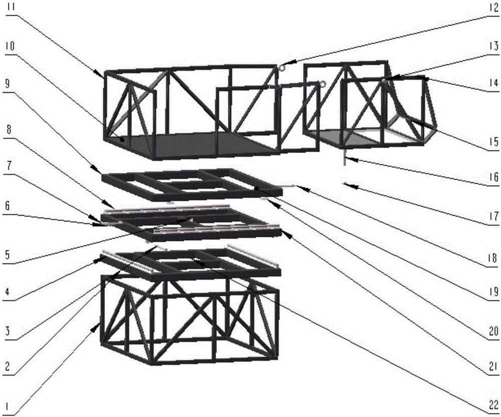 Crane simulator somatic simulation method and device