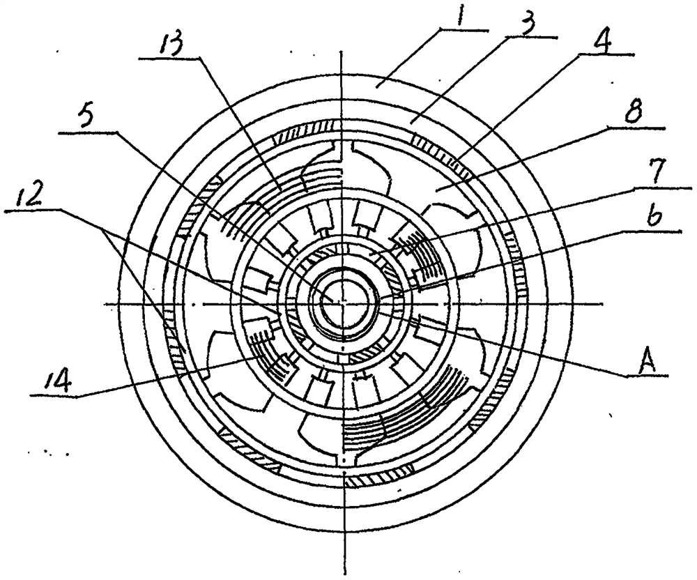 Power acting and power generating all-in-one machine