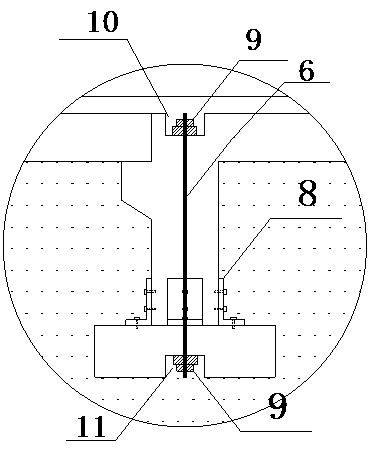 Self-resetting guide plate structure suitable for seamless bridge and method thereof