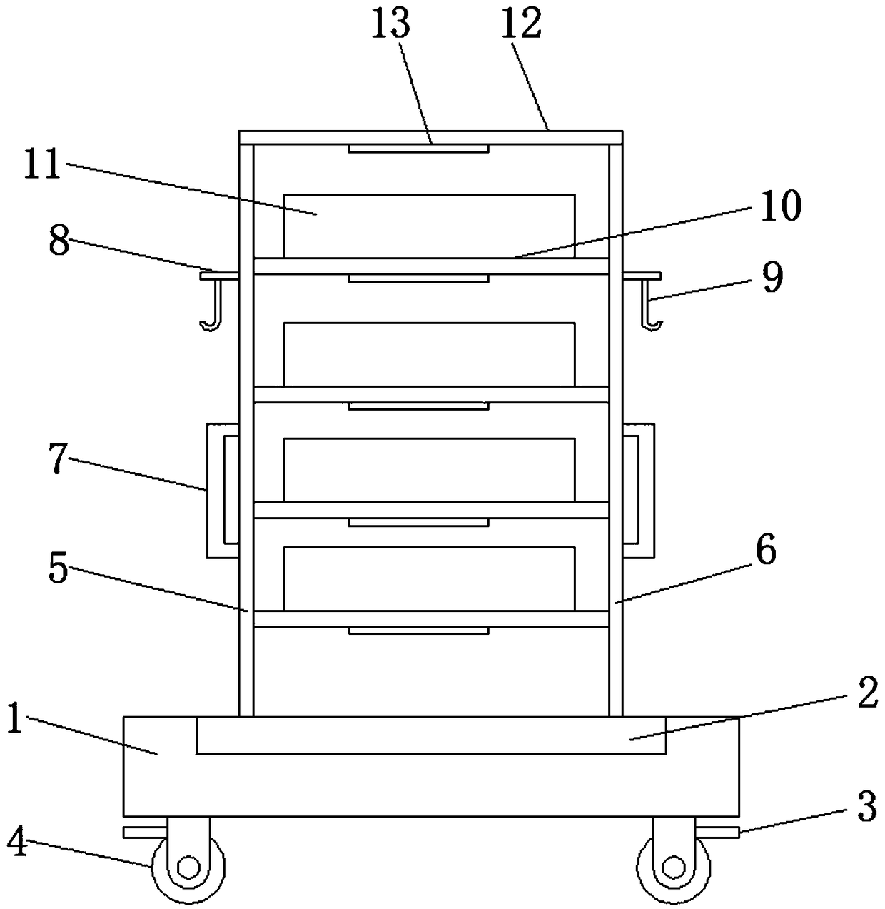 A metal furniture display rack for sale