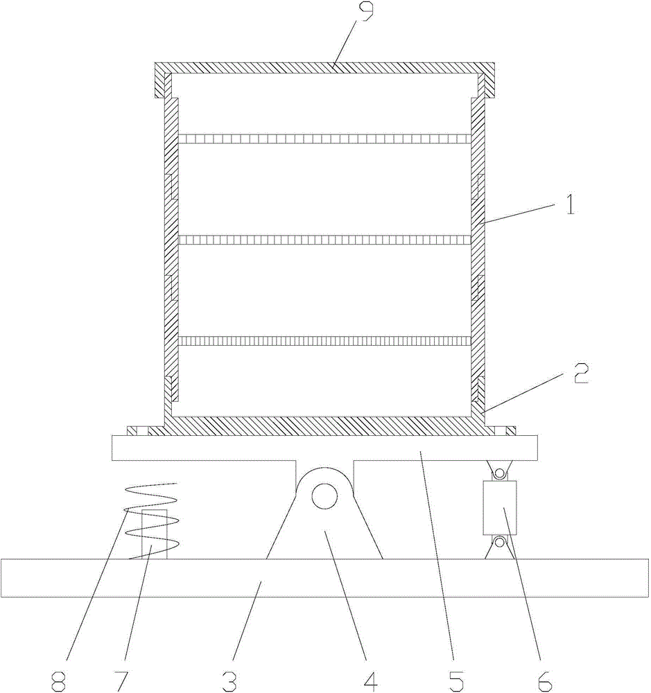 Multistage separating and screening machine