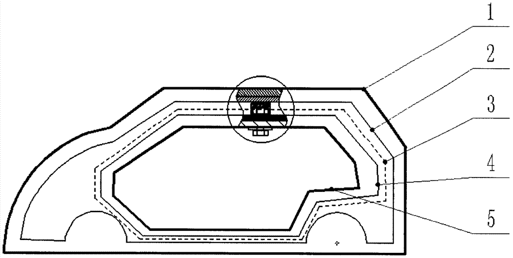 Plasticized car body overall-molding method