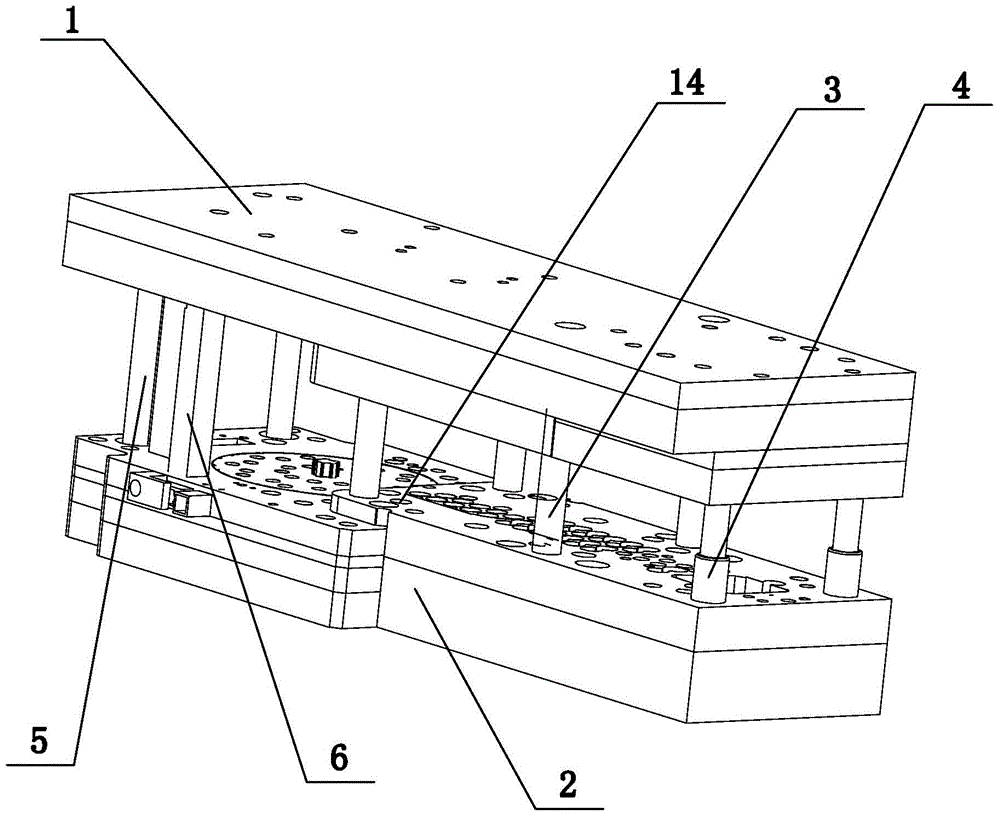 Turn plate drawing die