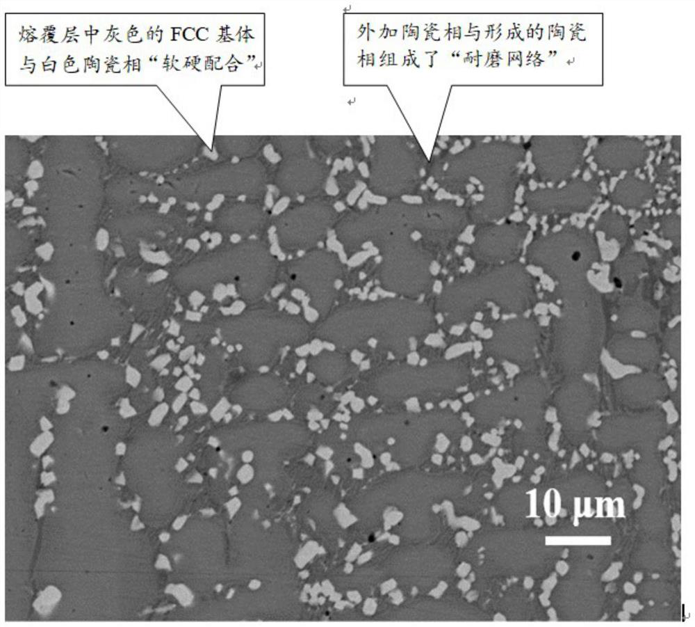 Tough wear-resistant strengthened layer and preparation method thereof