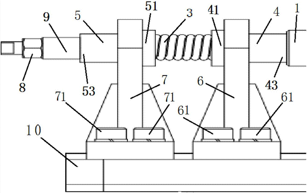 Elastic load mechanism and method for measuring elastic load