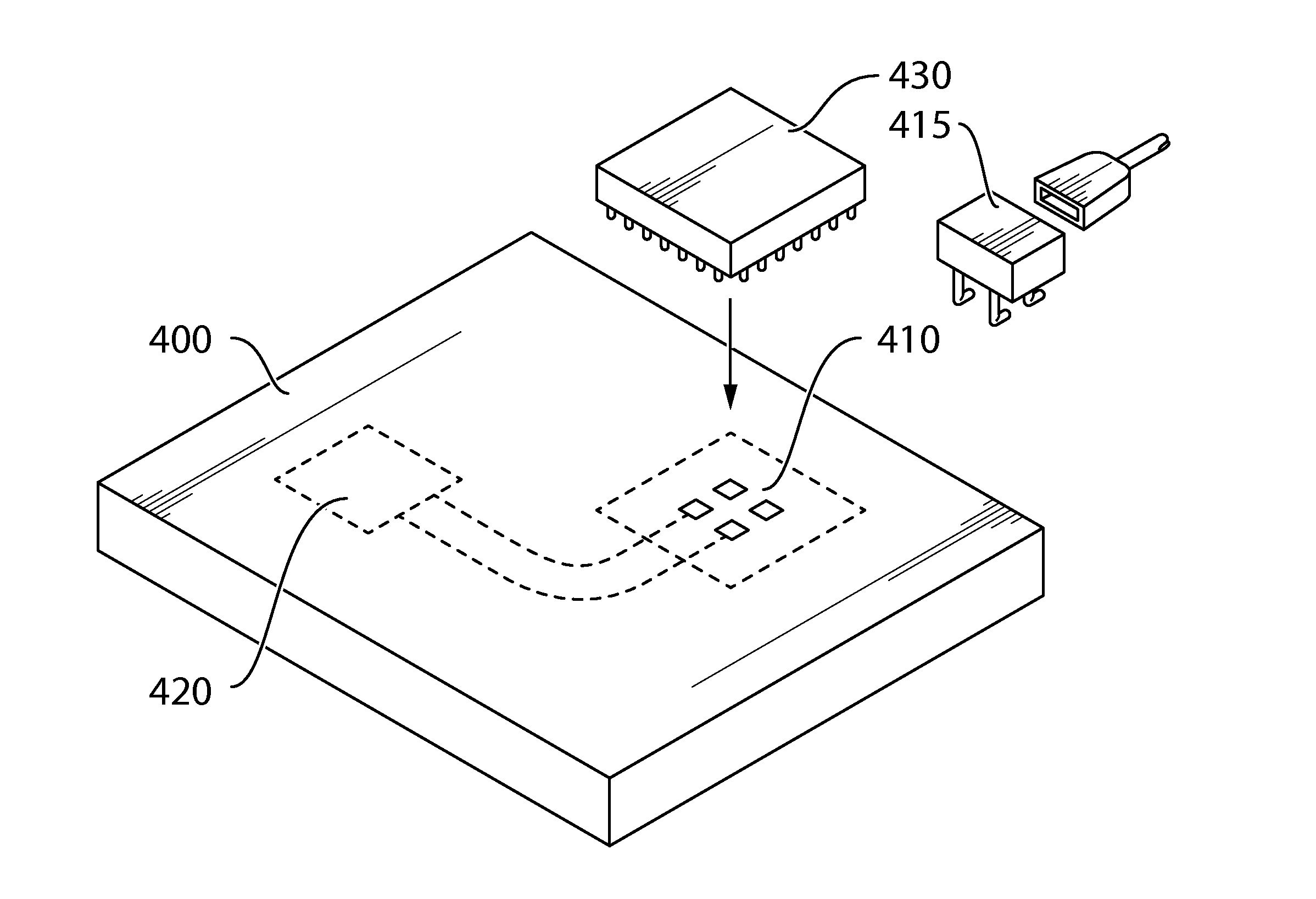 Uicc encapsulated in printed circuit board of wireless terminal