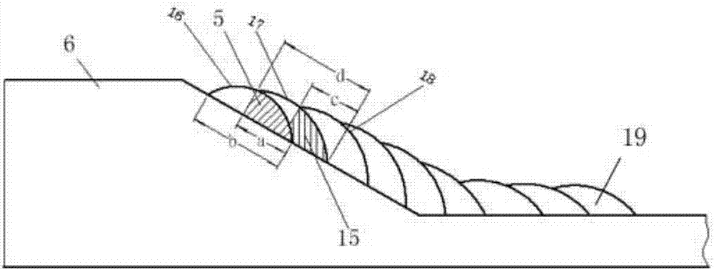 Automatic tempering surfacing welding method for pipeline maintenance