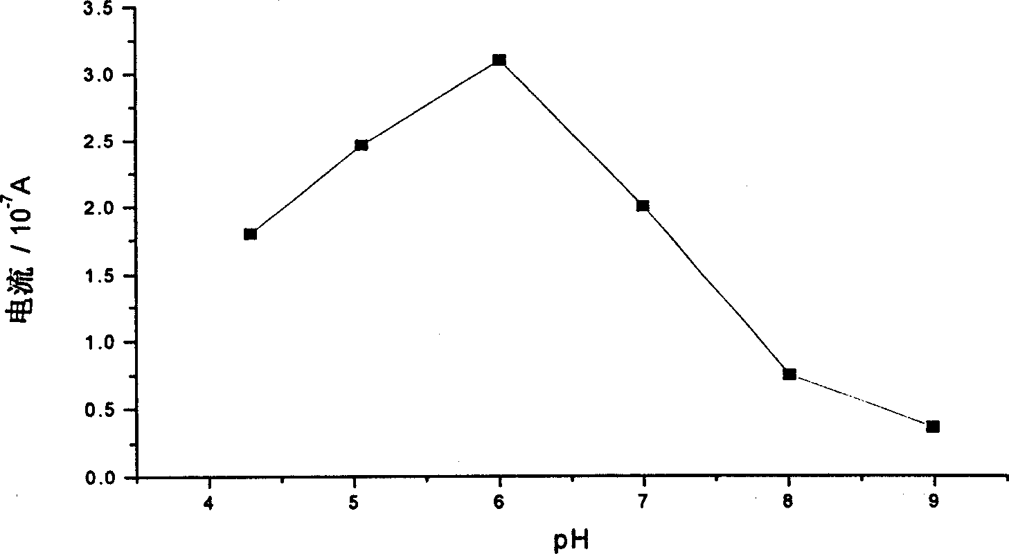 Method for preparing titanium dioxide gel film electrochemical biological sensor