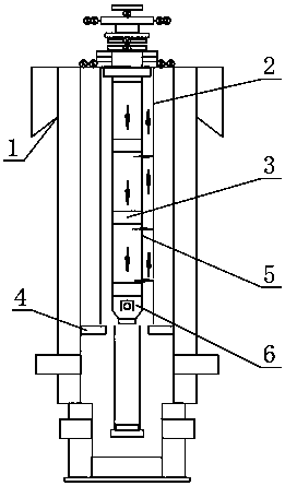 Gas injection oil production process in double-layer oil pipe