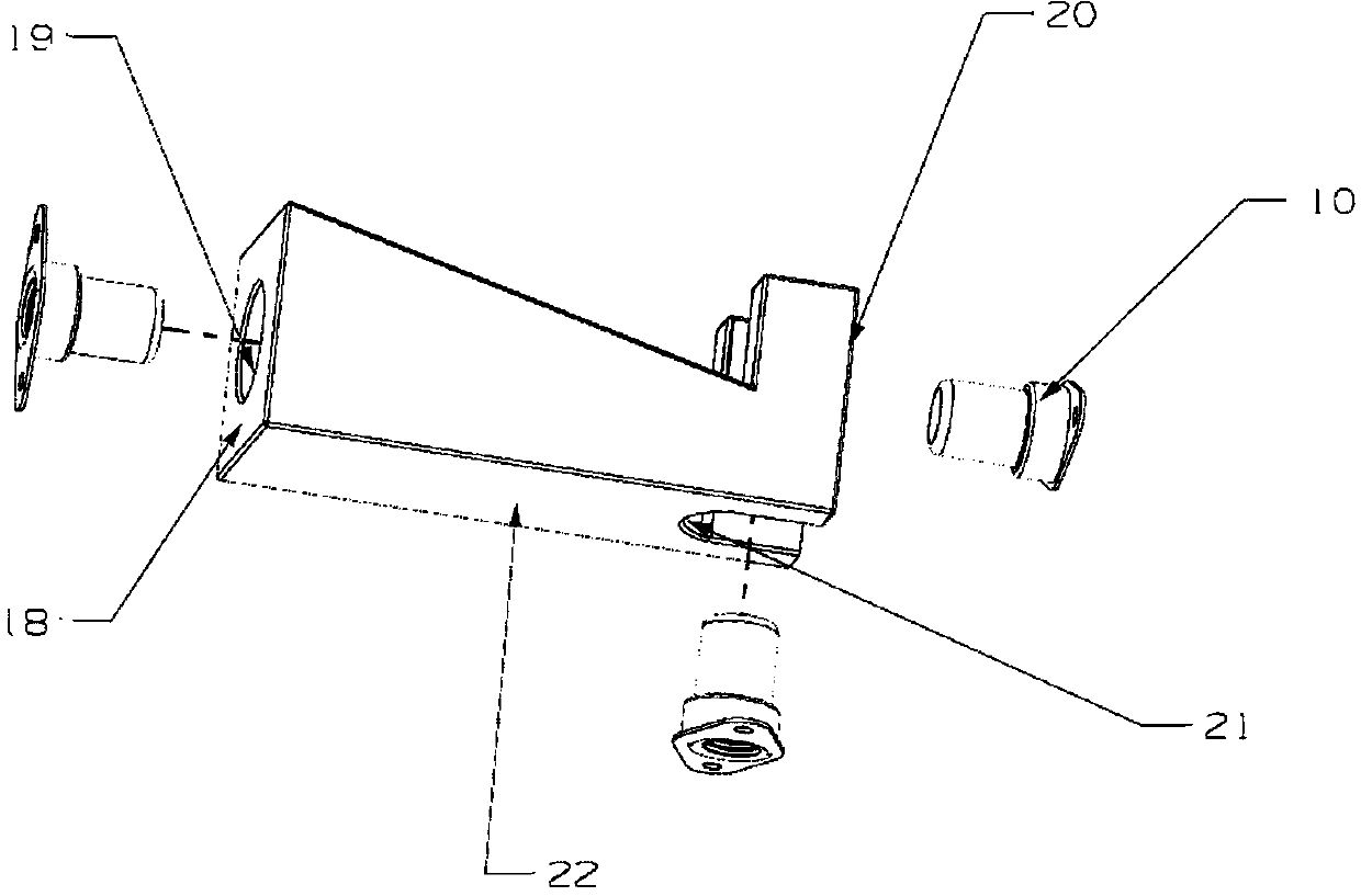 Boeing aircraft airtight support plate nut installation process device and process