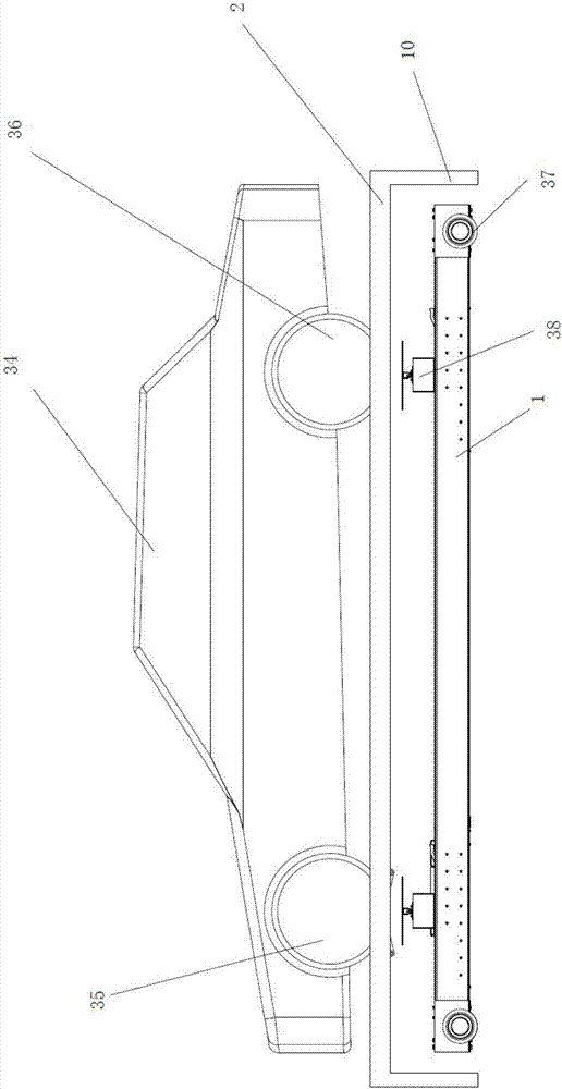 Automobile carrier with car arrester