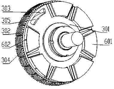 Vertical air-cooled double-cylinder permanent magnet speed regulator